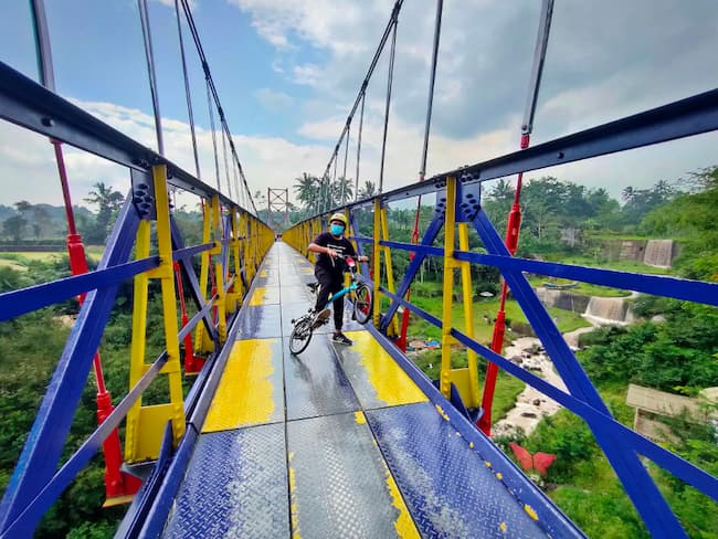 Jembatan Gantung Mangunsuko Magelang [year], Harga Tiket dan Lokasi